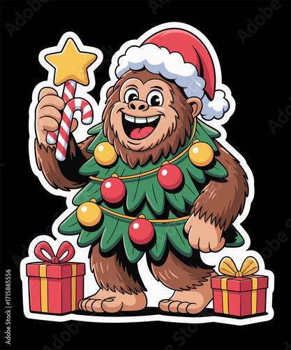 Most Wonderful Christmas Co Bigfoot Christmas Tree Lights Xmas