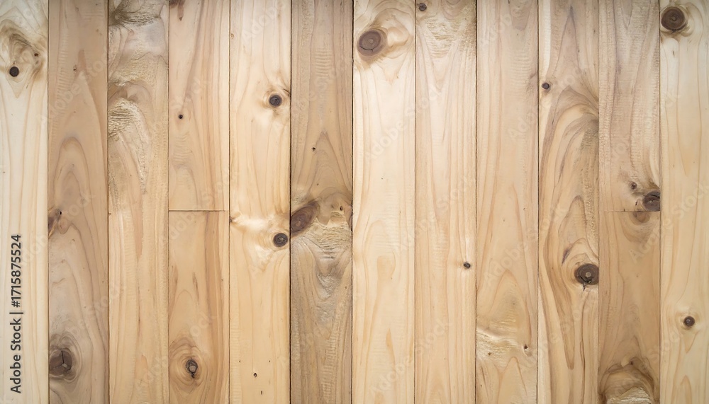 Naklejka premium Light beige wood planks