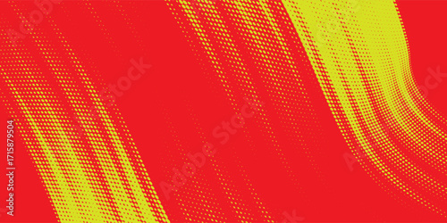 red and yellow brush wrap car sticker pattern abstract banner sporty lines red and yellow color combination grunge brush pattern racing motorsport design.