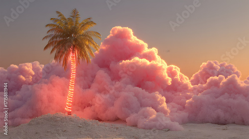palm tree in the desert