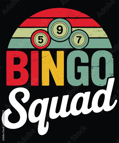 Bingo Squad Redtor A Bingo T-Shirt Designs