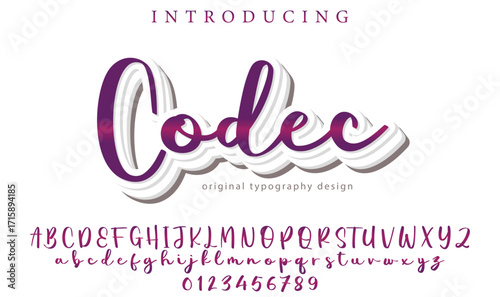 Codec - Elegant Script Font for Smooth Handwritten Design and Creative Typography