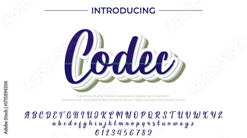Codec - Elegant Script Font for Smooth Handwritten Design and Creative Typography