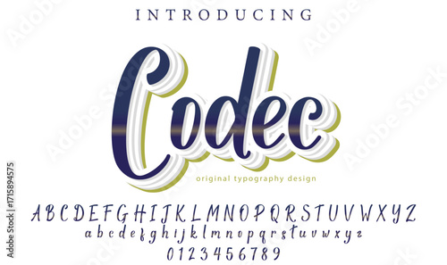 Codec - Elegant Script Font for Smooth Handwritten Design and Creative Typography