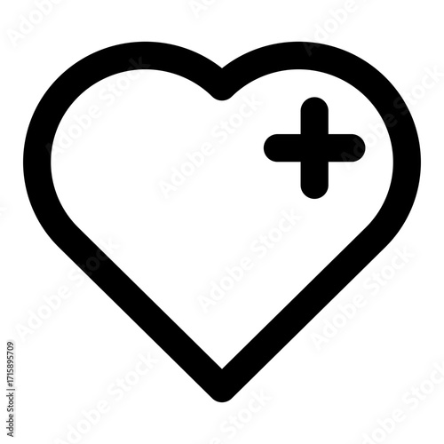medical outline icon set