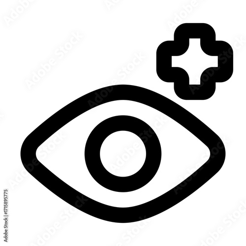 medical outline icon set