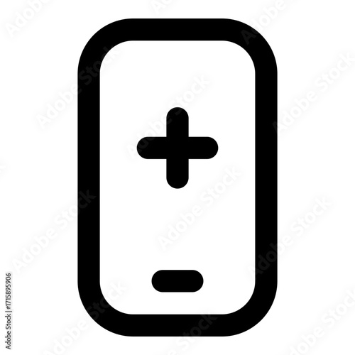 medical outline icon set
