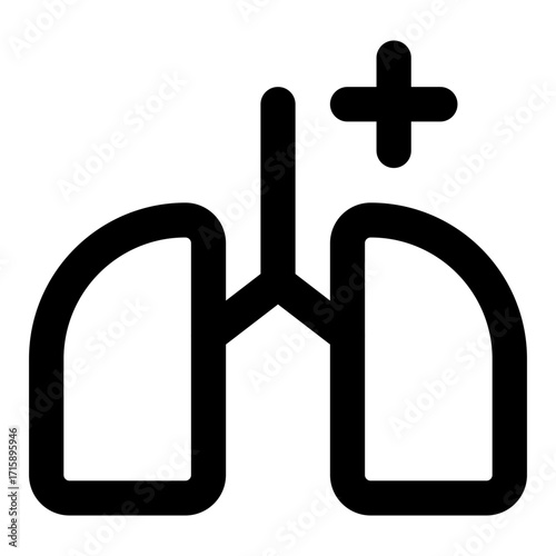 medical outline icon set