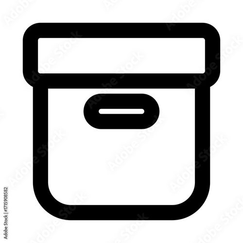 shipping outline icon set