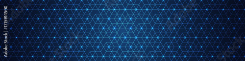 Abstract technology background with a seamless pattern of simple geometric shapes. Stylish vector texture
