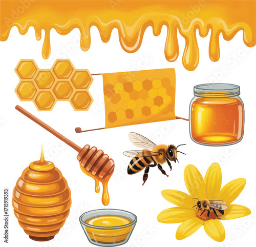 honey and bees
