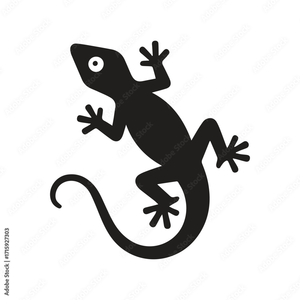 Naklejka premium House roof with lizard design symbolizing natural pest control and tropical living