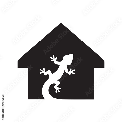 Lizard footprint roof perfect for tropical villa branding and eco safety projects