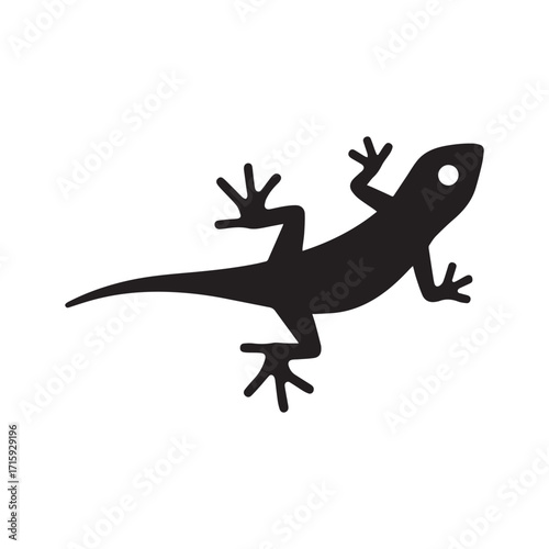 Paw print house logo symbolizing gecko presence and natural home guardianship