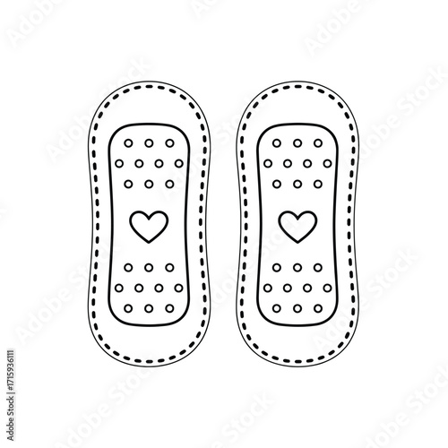 Cute baby booties vector illustration scalable icon for apparel and design projects silhouette vector illustration white background