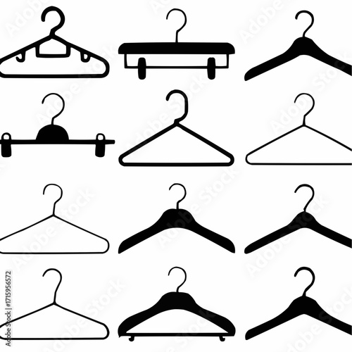 clothes hangers set