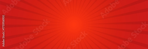 Comics red retro background with halftone corners. Summer backdrop. Vector illustration in retro pop art style for comics book, poster, advertising design.