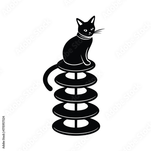 Multi Layer Spinning Ball Tower for Cats