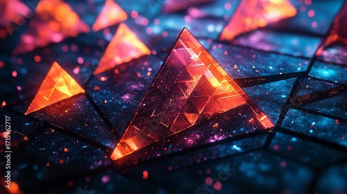 Neon Gaming Background with Futuristic Circuit Board Patterns