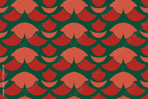 Dragon Scale Seamless Pattern