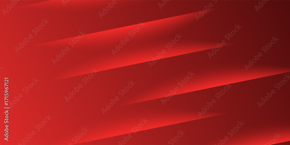 Fototapeta premium Vibrant Red Futuristic Background with Shiny Diagonal Stripes. Modern Abstract Design.eps10