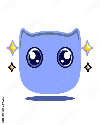 Kawaii Purim Mask – Holiday Costume Vector Illustration