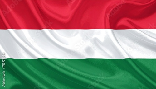 Free Download Hungary flag with horizontal red, white, and green stripes—symbolic trio evokes strength, faithfulness, and hope in bold minimalist national identity composition. - GFXLoad