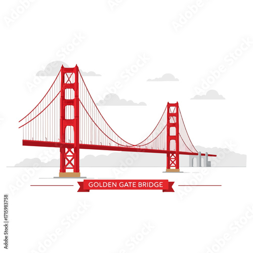 Golden Gate Bridge - Iconic San Francisco Landmark.
