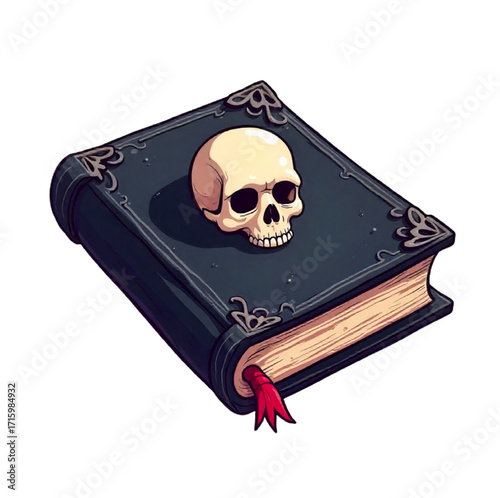 Black magic  book on Halloween