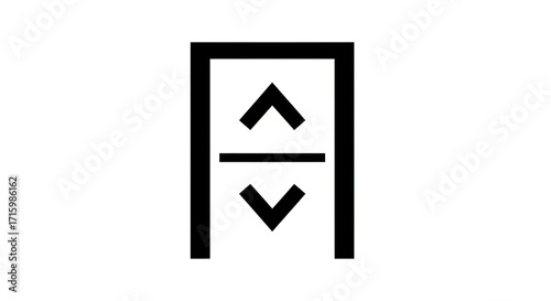 Free Download Elevator symbol isolated on white - GFXLoad