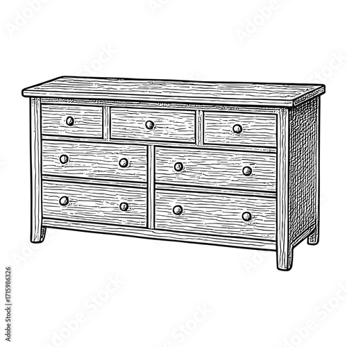 Wooden Dresser