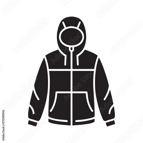 Classic windbreaker jacket trendy apparel fashion wear solid icon