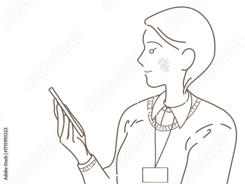 イラスト　女性