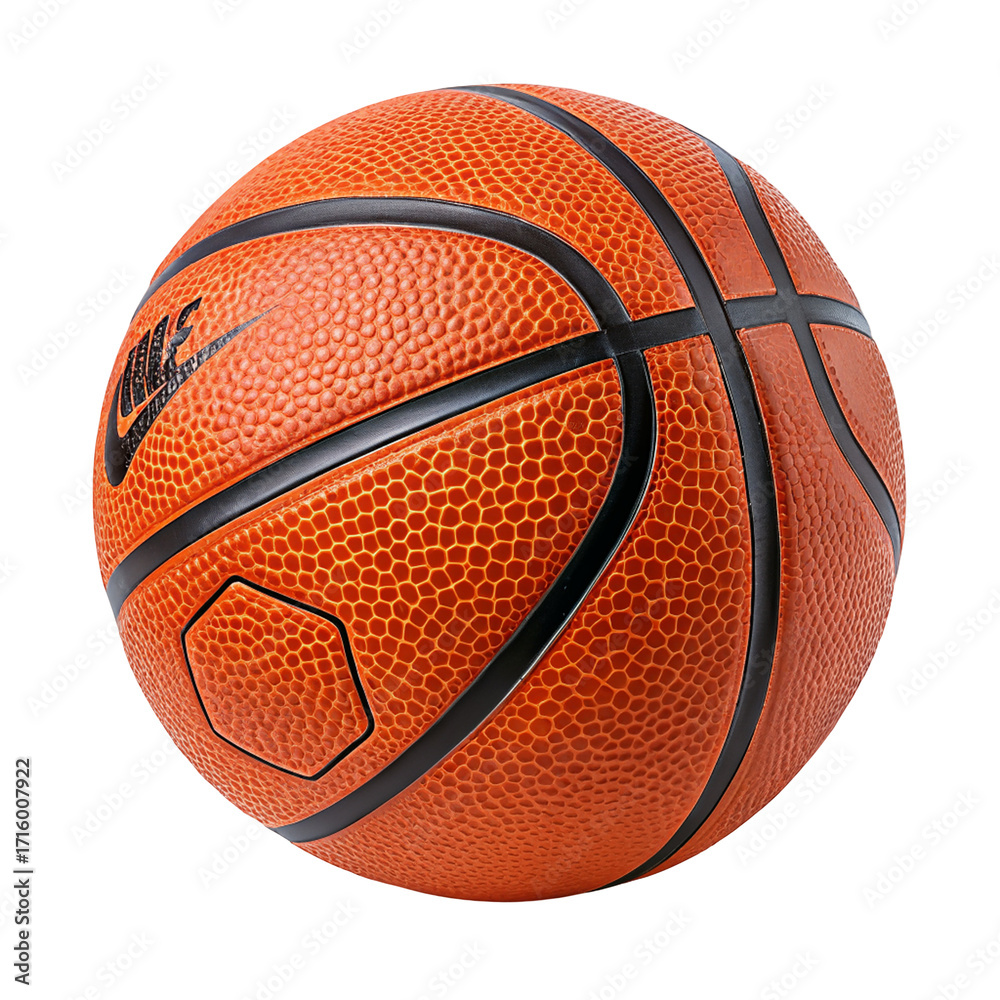 Fototapeta premium High-quality orange basketball for professional and amateur players looking to improve their game
