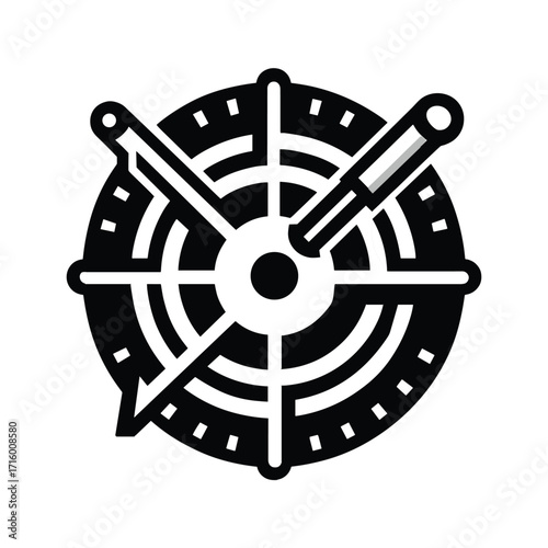 Compass design showcasing navigation tools and precision