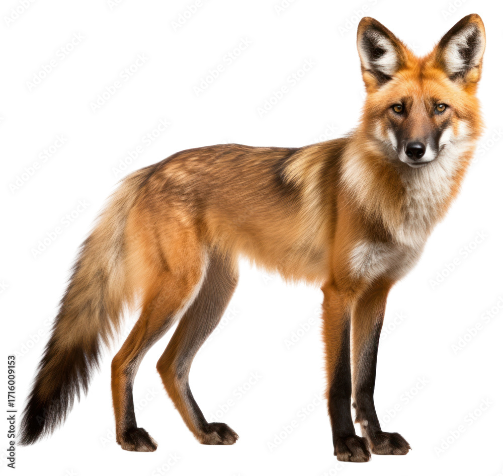 Fototapeta premium PNG Maned wolf wildlife animal mammal.