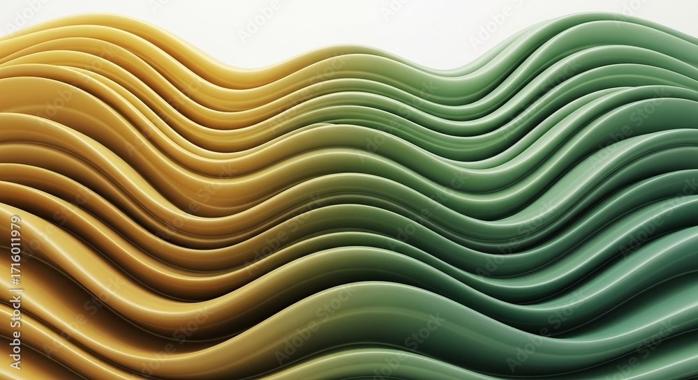 Obraz premium Abstract wavy lines pattern isolated on white background