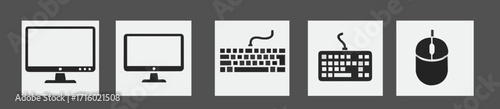 Icon set Computer