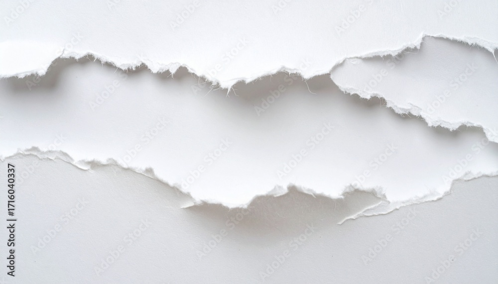 Obraz premium Cracked White Paint Wall Texture Aged, Peeling, Damaged Surface, Generated image