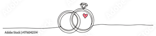 eternal bond wedding rings with diamond accent oneline vector