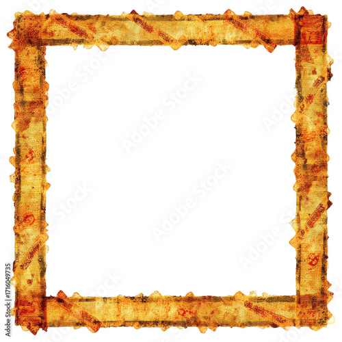Burnt Paper Frame transparent background png
