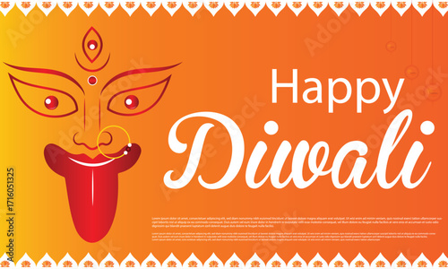 Happy Diwali background, festival of lights colorful poster, banner template design. Diwali celebration greeting card, Indian traditional festival background, abstract vector illustration design.