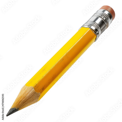 Yellow Pencil isolated on transparent background png