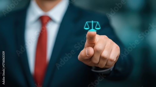 Legal consultation, businessman navigating regulatory compliance and contractual agreements