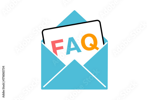 よくある質問　FAQアイコン｜Frequently Asked Questions (FAQ) Icon