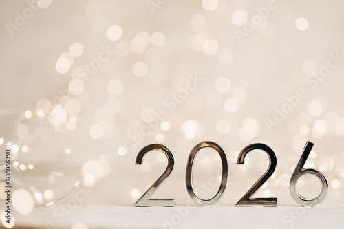 2026 text background. New year and business concept strategy.
