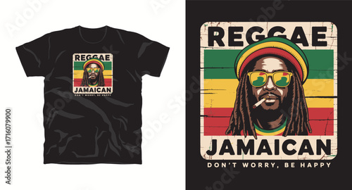 Reggae Jamaican cannabis typography t shirt Design. weed t-shirt design. weed t shirt design. cannabis t-shirt design. cannabis t shirt design. weed design.