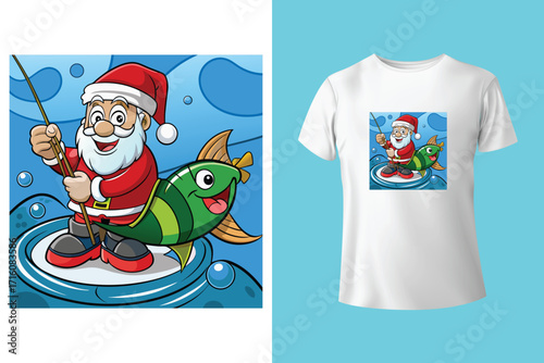 Merry Christmas vintage style black t shirt for winter collection