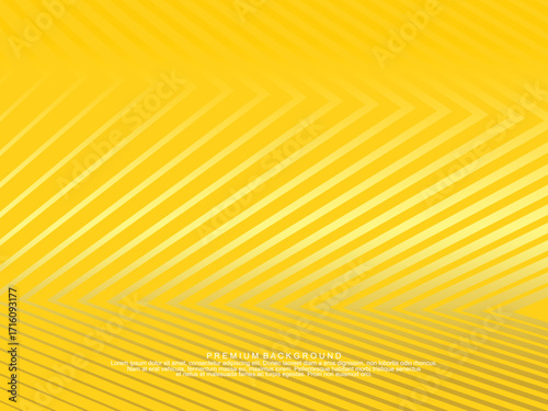 Premium background design with yellow luxury motif. Vector horizontal template, for digital lux business banner, contemporary formal invitation, luxury voucher, gift certificate, etc.
