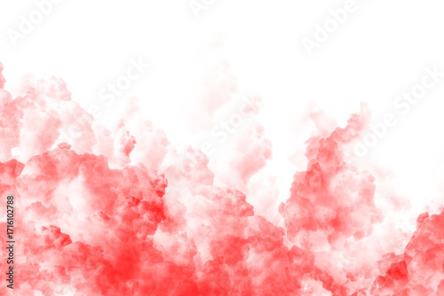 red dust sand smoke cloud particles isolated on transparent background, soil smog sandstorm effect fog explosion overlay png